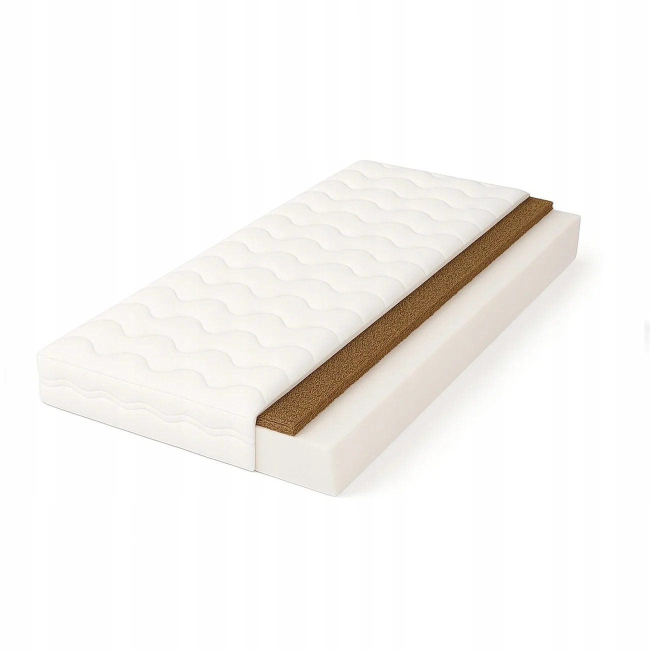 49dc3cea7b531947e6a101f21e6c3b51 Materac lateksowyT25 dwustronny lateksowy i kokosowy h2 h4 12 cm - obrazek 1