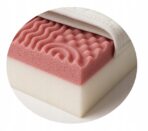 Materac masujący VISCO T25 pianka HR h2 h3 15 cm biały - obrazek 2