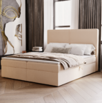 Łóżko kontynentalne NATURE z pojemnikiem