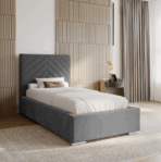 Łóżko tapicerowane AURA z pojemnikiem - obrazek 3
