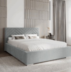 Łóżko tapicerowane AURA z pojemnikiem