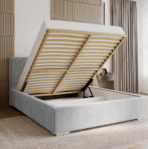 Łóżko tapicerowane AURA z pojemnikiem - obrazek 2
