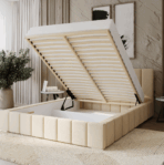 Łóżko tapicerowane ALMA z pojemnikiem - obrazek 2