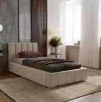 Łóżko tapicerowane NERO z pojemnikiem - obrazek 2